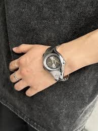 Armored Triax Y2K Style Stainless Still Watch Futuristic Design | eBay