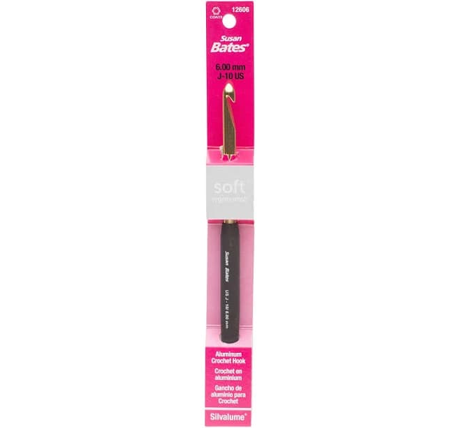 Silvalume Soft Handle Aluminum Crochet Hook
