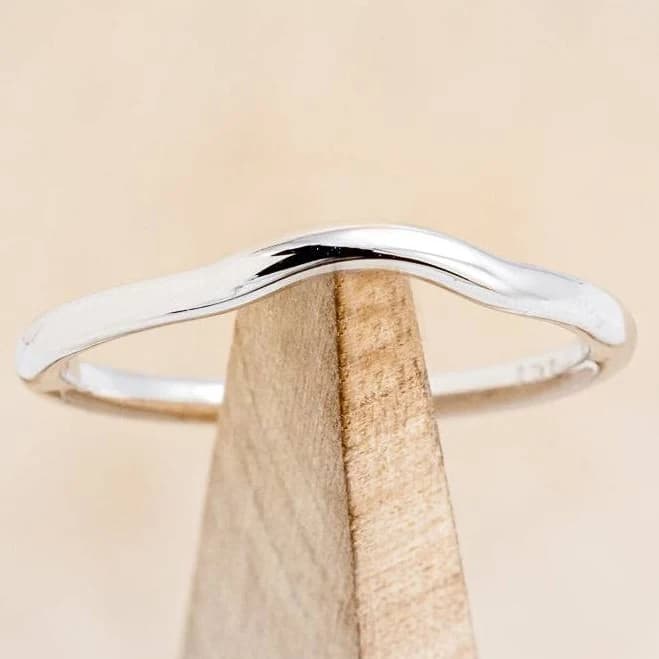 Women's Contour Solid Metal Stacking Band by Staghead Designs