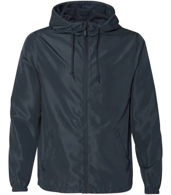 Lightweight Windbreaker Jacket | Solid Colors Classic Navy