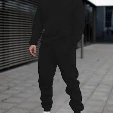 color sweatshirt sweatpants 2pcs set men's - Temu