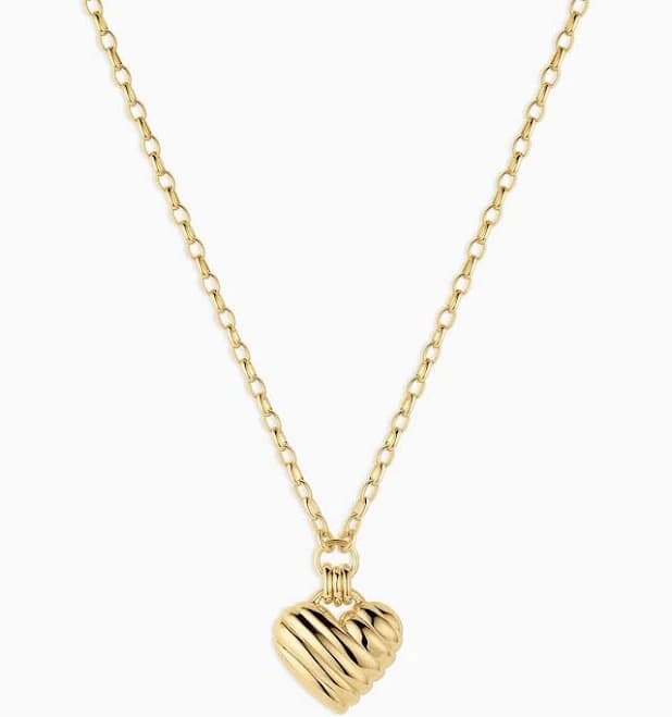 Gorjana Women's Campbell Heart Necklace in 18k Gold