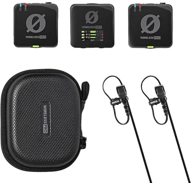 Rode Wireless PRO 2.4GHz 2-Person Clip-On Wireless Microphone System