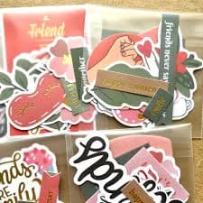 Friendship Die Cuts: Scrapbooking and Journaling Ephemera - Etsy