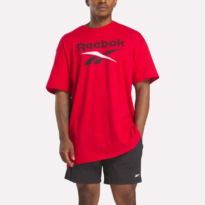 Reebok Men's Stacked Vector Graphic T-Shirt