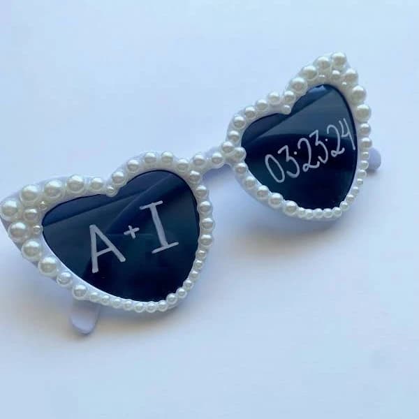 Pearl Heart Sunglasses