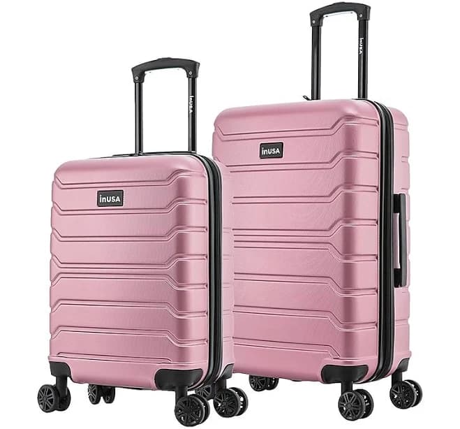 InUSA Trend 2-Piece Hardside Spinner Luggage Set