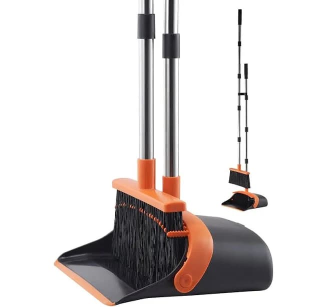 VEVOR Heavy-Duty Upright Dustpan Set