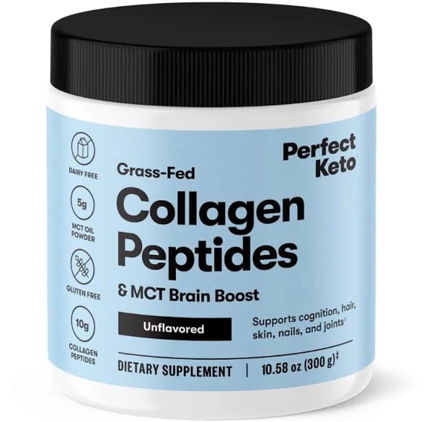 Grass-Fed Collagen Peptides & MCT Brain Boost Unflavored / 1 Tub