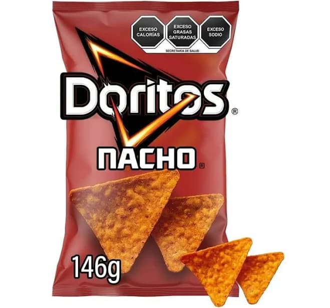Doritos Nacho 146 g – Authentic Mexican Nacho Cheese Tortilla Chips