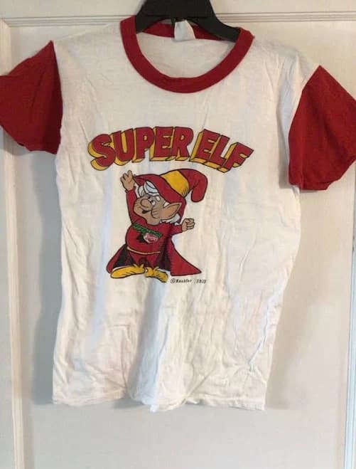 Keebler Elf Shirt Size M Vintage 1973 70s Super Elf Promo Advertising