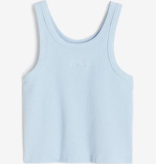 H&M Ladies Move Seamless Cropped Tank Top