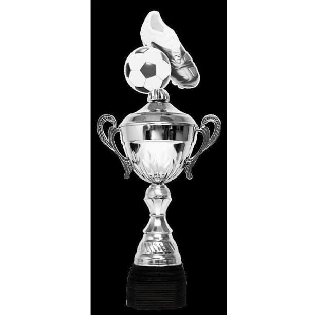 Luxury Large Silver Metal Soccer Trophy Cup 3 Sizes | Bulk Discounts Available |Free Engraving