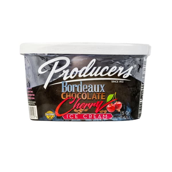 Producers Bordeaux Chocolate Cherry Ice Cream