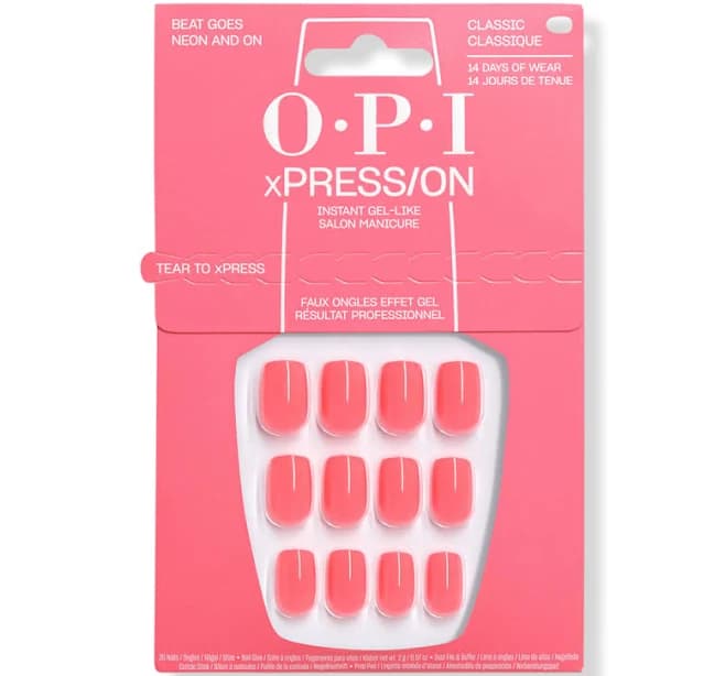 OPI xPRESS/ON Summer Collection Beat Goes Neon and On