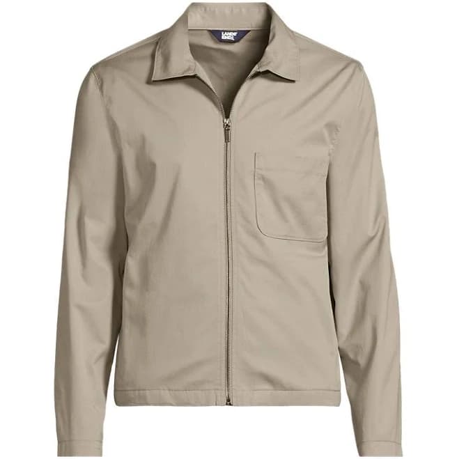 Lands' End Men's Lightweight Full Zip Jacket