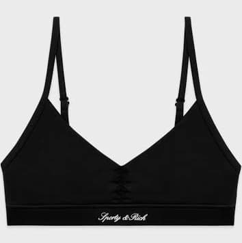 Sporty & Rich Signature Logo Mini Sports Bra