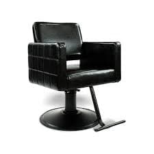 AYLA Salon Styling Chair with Footrest Heavy Duty Chair Professional Beauty Salon Barbershop Equipment, Black Seat Black Base - Walmart.com