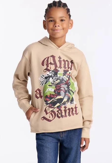 Fashion Nova Mini Aint A Saint Raw Hem Oversized Hoodie