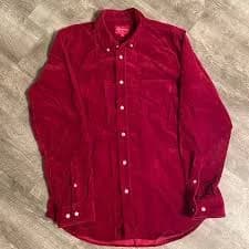 Supreme Red Corduroy Button-Down