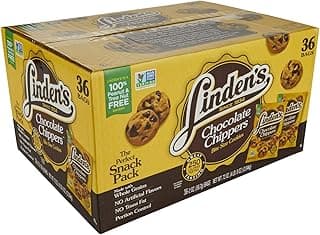 Linden's Chocolate Chip Chippers Cookies Thirty-Six 2 Ounce Bags