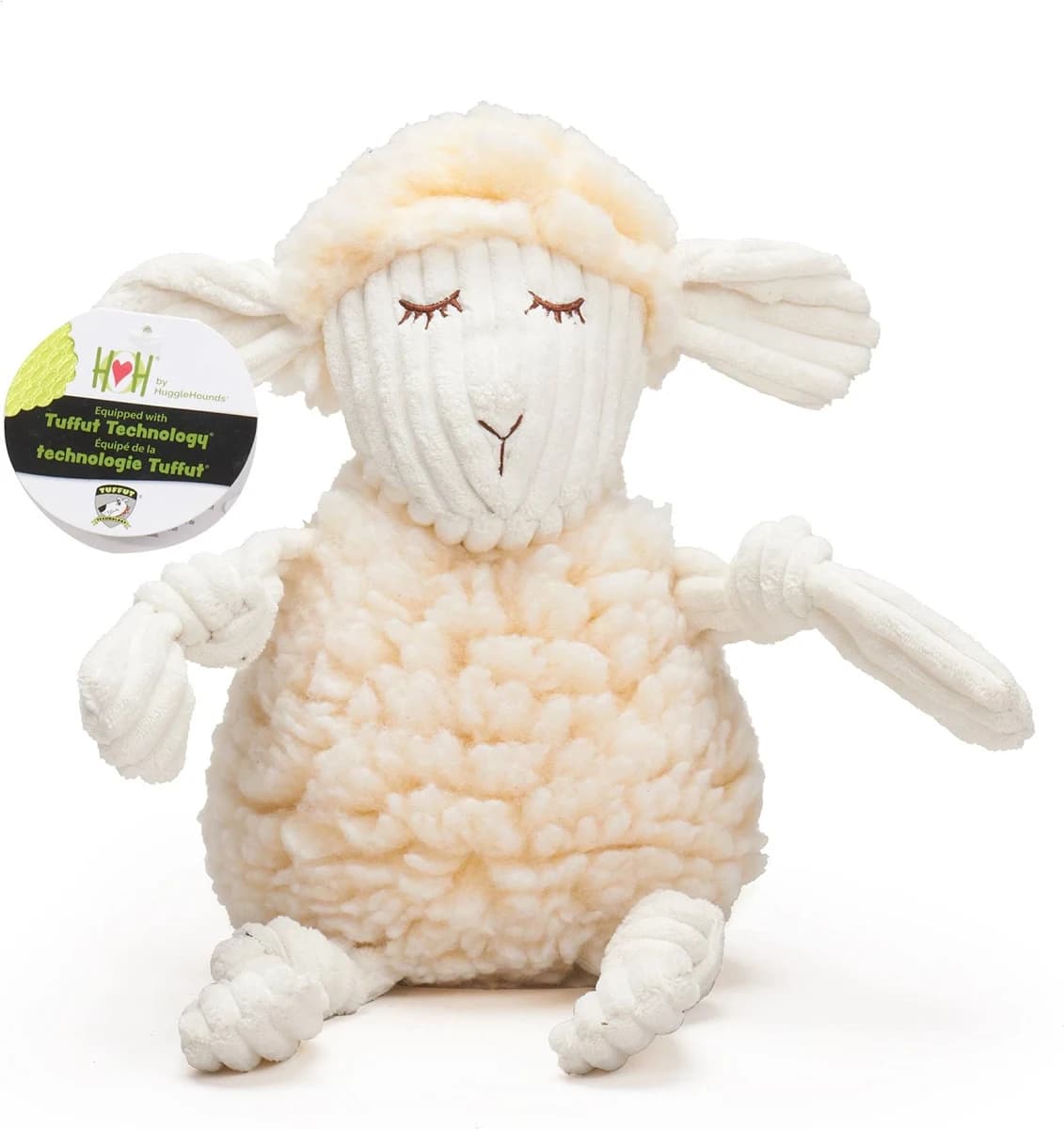 Huggle Hounds FlufferKnottie Fleece Dog Toy