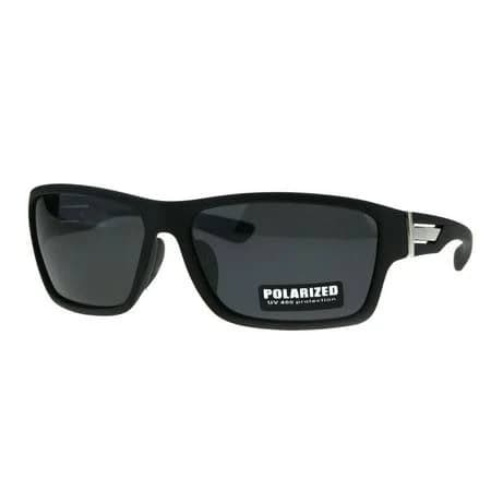 Polarized Men's Narrow Rectangular Sunglasses