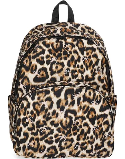 No Boundaries Women's Dome Leopard Backpack