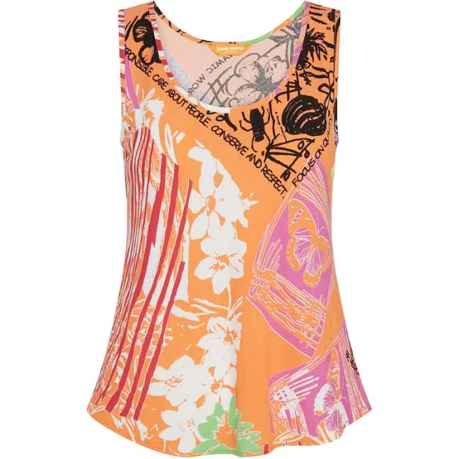 Jams World Farfalle Floral Tank Top