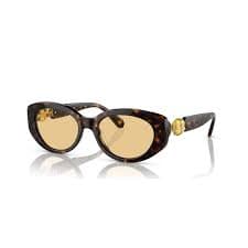 Sunglasses, Oval shape, Brown | Swarovski