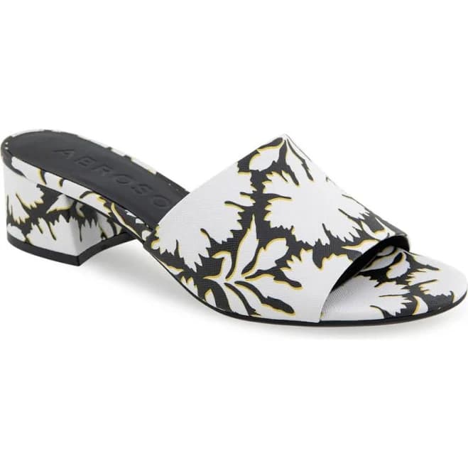 Aerosoles Women's Como Block Heel Slide Sandals