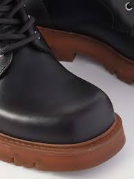 BOTTEGA VENETA Haddock leather ankle boots | NET-A-PORTER
