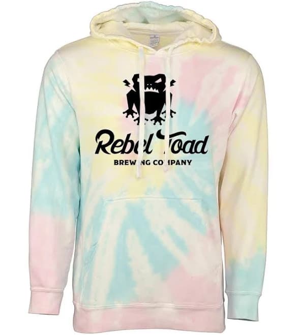 Independent Trading Co. Unisex Midweight Tie-Dyed Hooded Sweatshirt