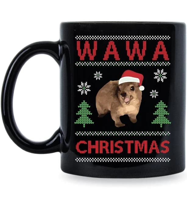Hyrax Christmas Wawa Mug Trending Animal Gift