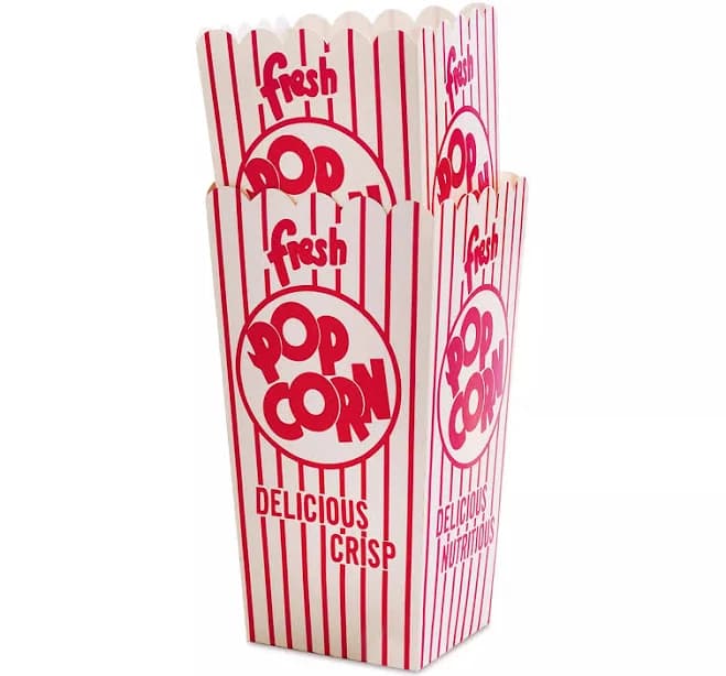 Sur La Table Large Retro Paper Popcorn Box