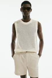 Relaxed-Fit Poplin Shorts - Light beige - Men | H&M US
