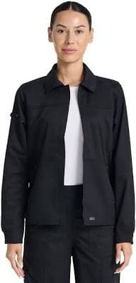 Dickies Women's Collared Zip Scrub Jacket