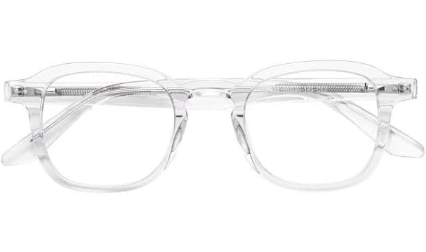 Keyhole Bridge Retro-Vintage Acetate Square Eyeglasses