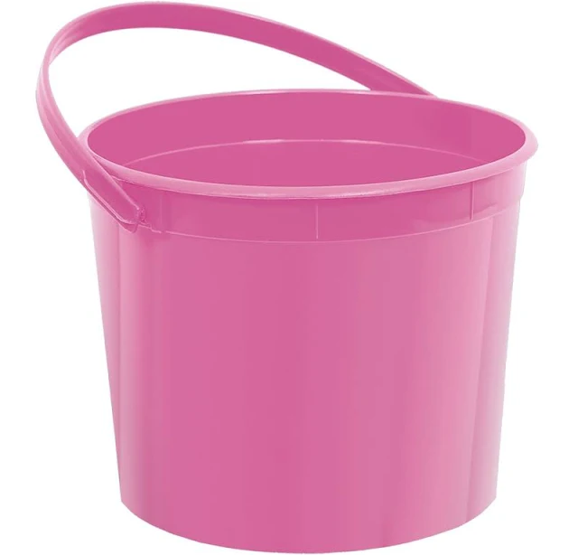 Amscan Bright Pink Favor Bucket