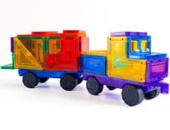 Learn and Grow Magnetic Tiles - Car Pack (28 Piece)