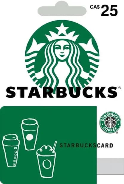 Starbucks Gift Cards 25 CAD | Canada Account