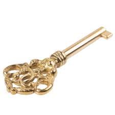 Solid Brass Skeleton Key for Grandfather Clock Doors, Cabinet Doors, Dresser Drawers, Desk - Antique, Vintage, Old Furniture | UA-55SK (1) - Amazon.com