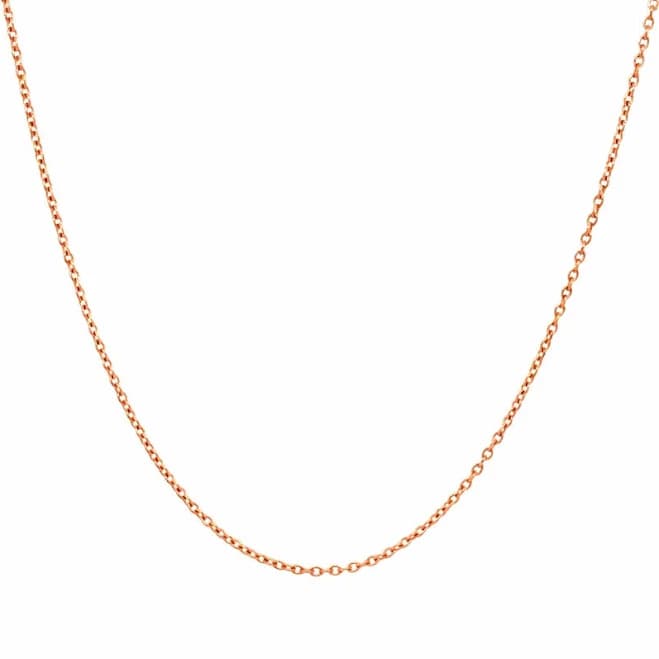 14K Gold Rolo Chain Necklace