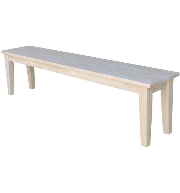 International Concepts Shaker Style Bench