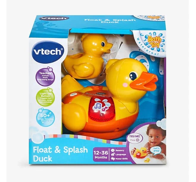 VTech Float & Splash Duck Interactive Bath Toy