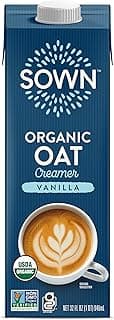 Organic Oat Creamer Vanilla - Barista Oat Milk Non Dairy Coffee Creamer - Plant Based, Dairy-Free, Vegan, Gluten-Free, Non-GMO, Shelf Stable - 32oz