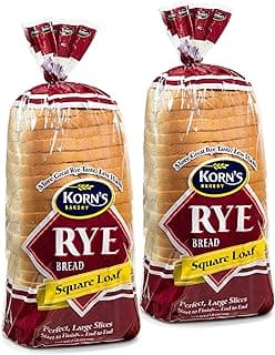 Rye Bread - 2 Pack - 32 oz per Loaf | Delicious Sandwich Bread | Fresh Bread | Soft & Light Rye Bread | Dairy & Nut Free | Stern’s Bakery (2 Pack)