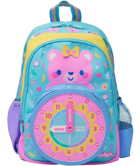 Smiggle Blue Ready Set Go Junior Character Backpack