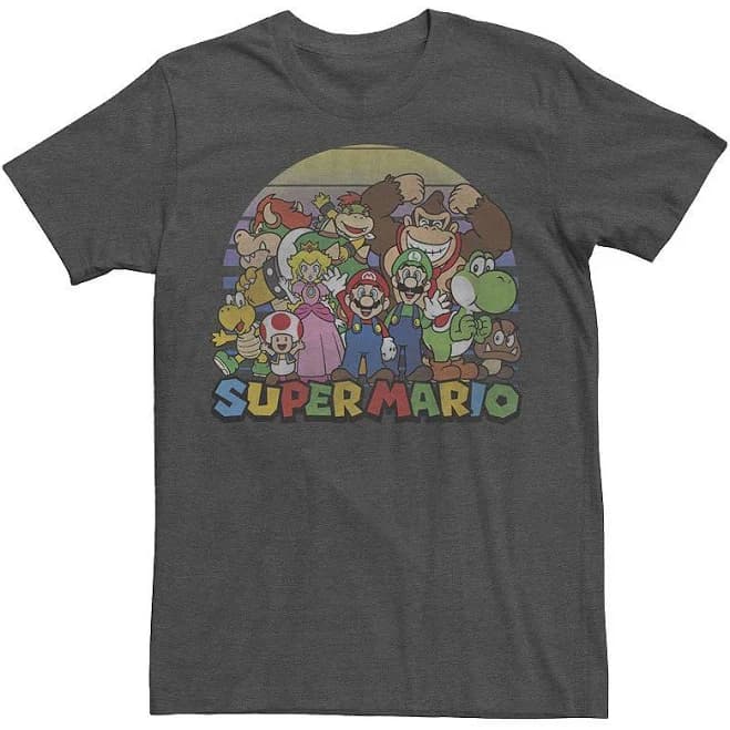 Men's Nintendo Super Mario Crew Graphic Tee