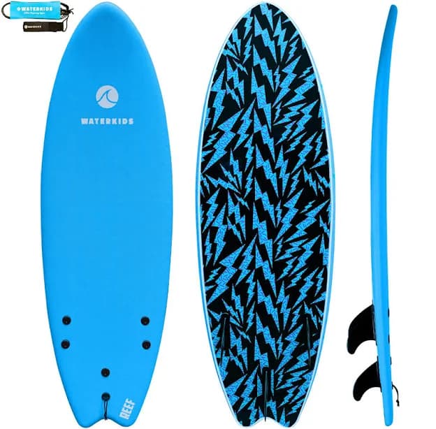 Waterkids Kids Surfboard & Leash